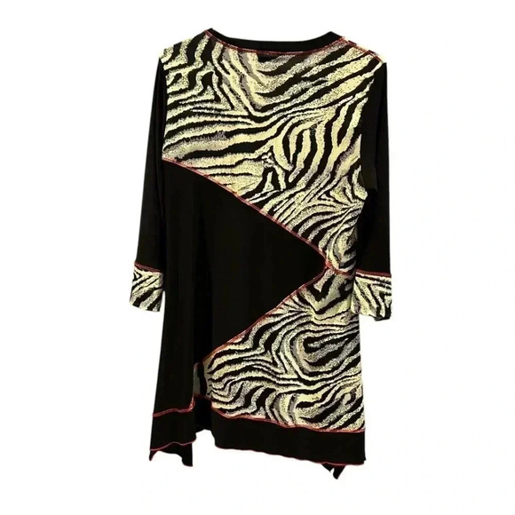 Cover Charge animal print top size M - Picture 4 of 6